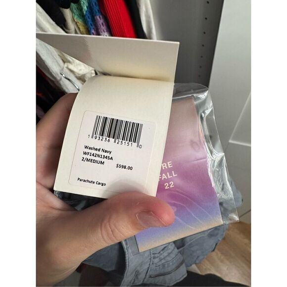 John Elliot Parachute Cargo Pants - Washed Navy - Picture 3 of 10